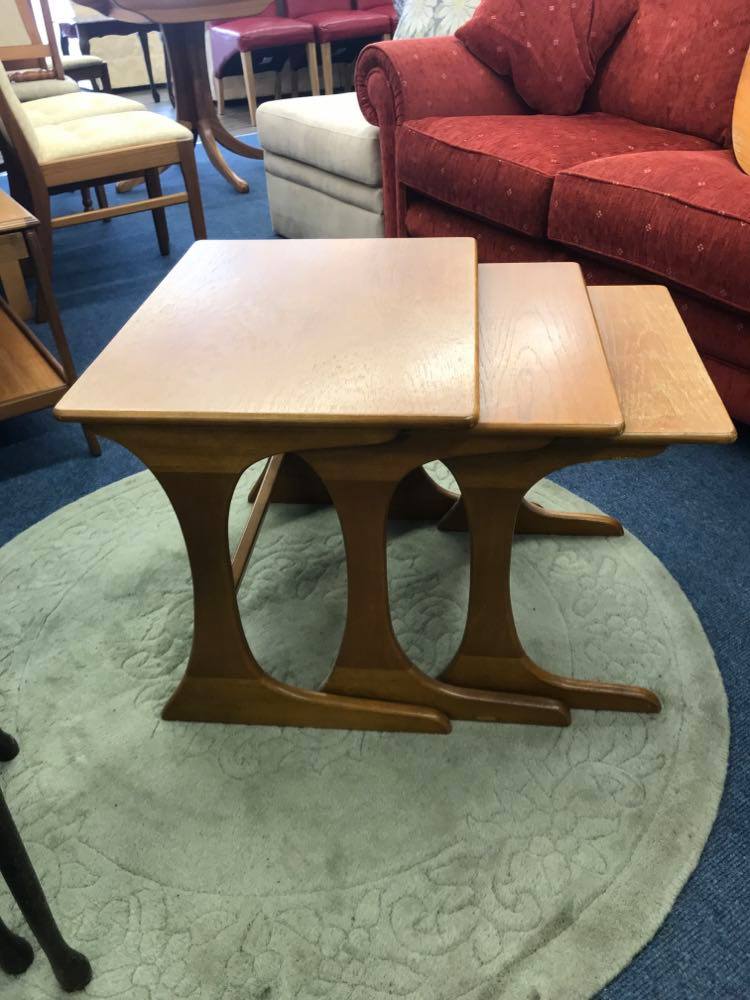 Mid century style nest of 3 tables